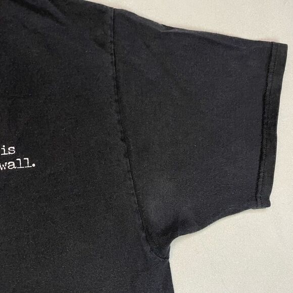 The Chair Is Against The Wall Wolverines Graphic T-shirt Men Large Black - Picture 6 of 9